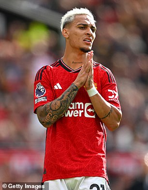 Antony has only managed 16 goal contributions in over two years at Old Trafford