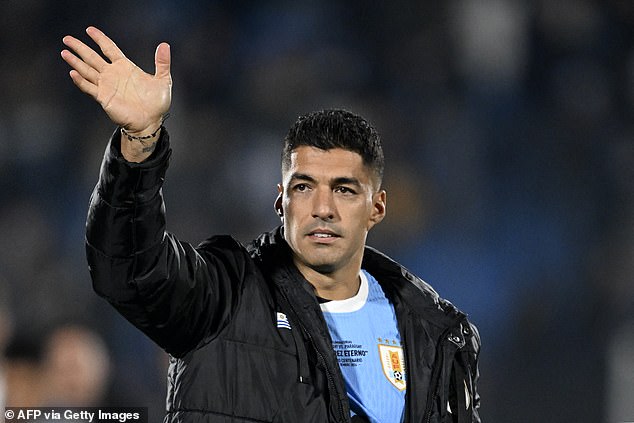 The ban meant Nunez was absent as Suarez called time on his international career on Friday