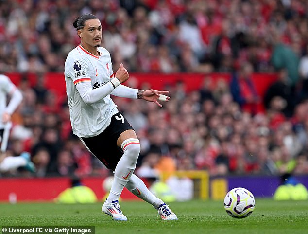 Nunez has yet to start a game for Liverpool under new boss Arne Slot this season