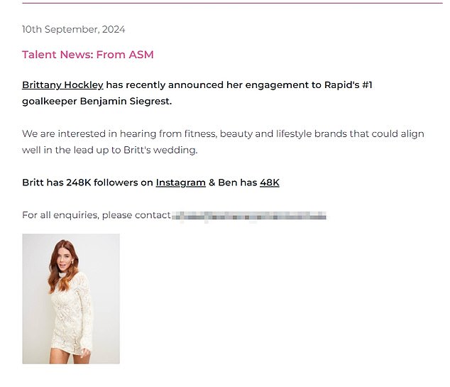 This week the podcaster's manager posted an industry call-out for brands to collaborate with the former reality star, hinting that it will be a sponsored event