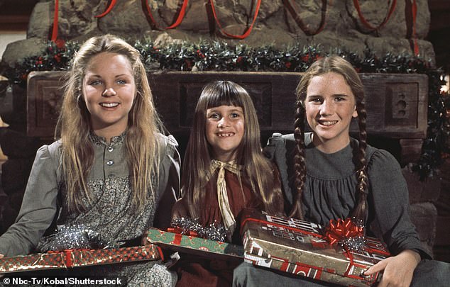 Seen far right with Melissa Sue Anderson, far left, and Lindsay Greenbush, center, on Little House On The Prairie