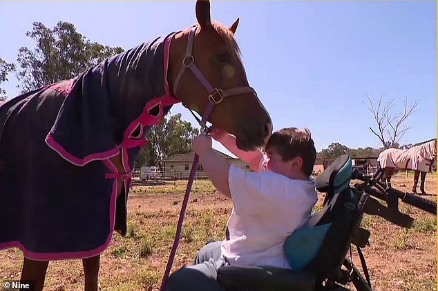 The 12-year-old has Duchenne muscular dystrophy, which gradually weakens the muscles in his body and has left him with a life expectancy of just 30
