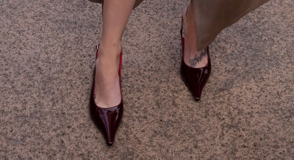 A closer look at Paris Jackson's shoes.