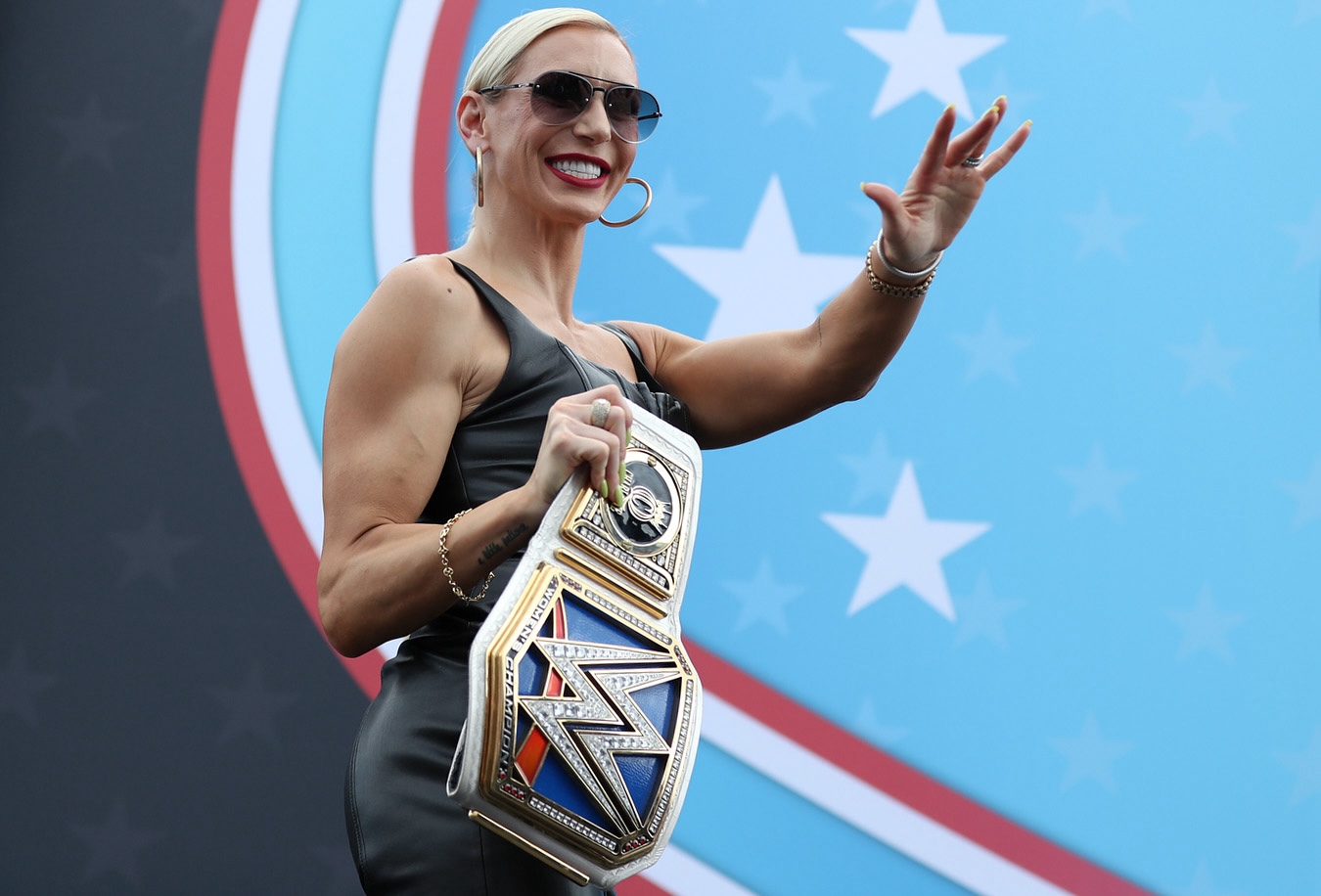 WWE’s Charlotte Flair in Two-Piece Workout Gear Looks “Cute”