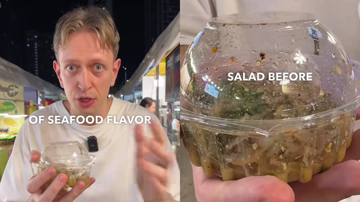 Watch: Vlogger Eats Live “Dancing Shrimp” In Thailand, Internet Shocked