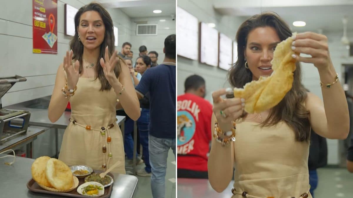 Watch: Celebrity Chef Sarah Todd Tried Chole Bhature In Delhi And She Was “Absolutely Blown Away”