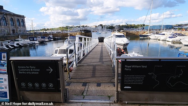 Wayne has been seen walking in the area around Plymouth Sound with friends