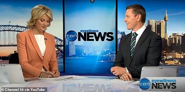 Burke (right) has been working with Channel 10 since 2013, and will leave the network in December