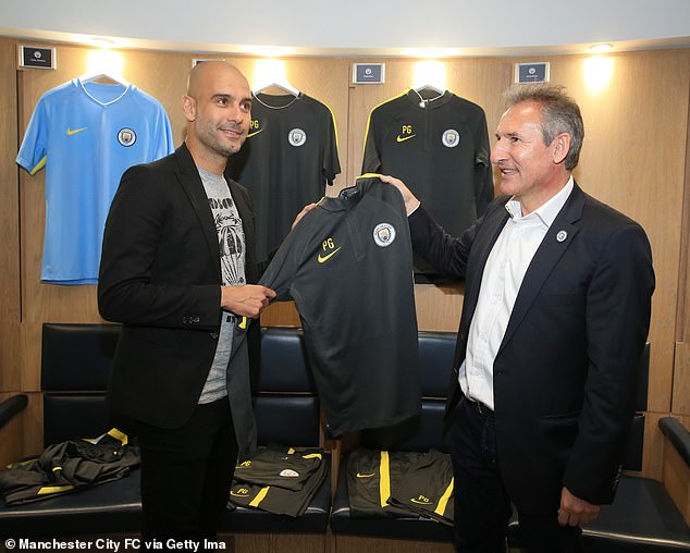 Begiristain advocated for Guardiola to become Barca's manager and helped bring him to City