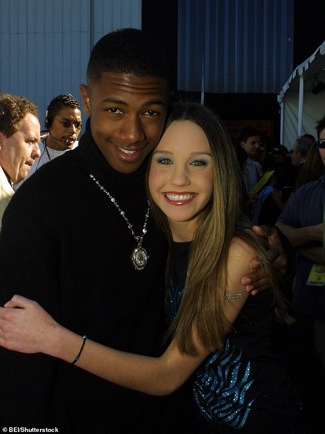Cannon is seen with Amanda Bynes in Santa Monica back in November 2000