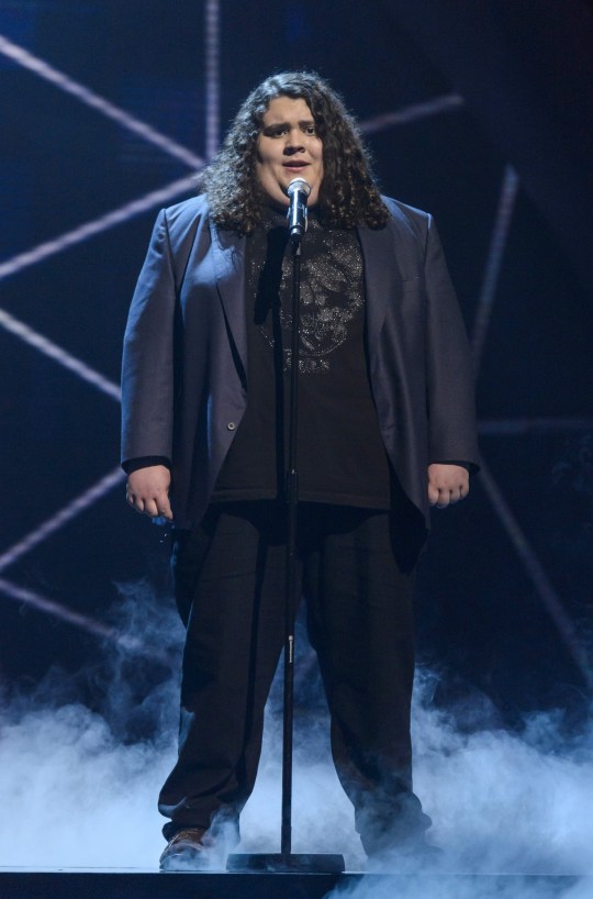 Jonathan Antoine on Britain's Got Talent in 2012.