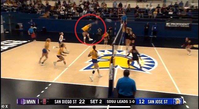 Fleming sparked further controversy this week be sending a spike off an opponent's face