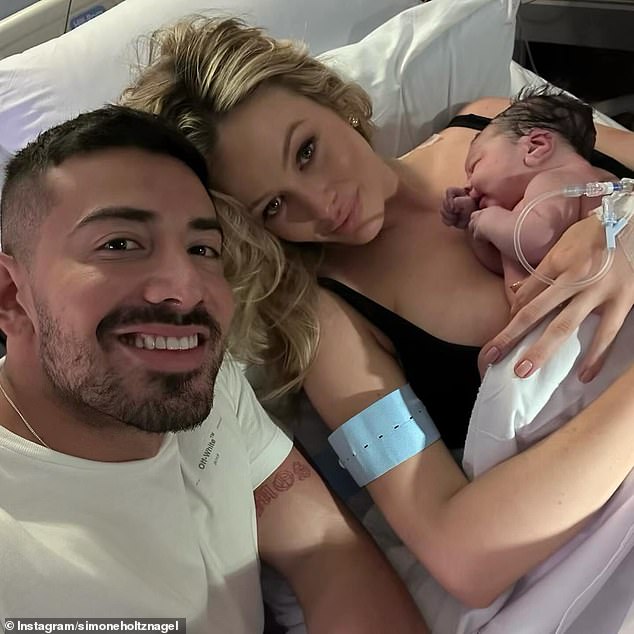 Jono and and Simone, 31, quietly split around nine weeks after they welcomed their baby daughter Gia on Easter Sunday