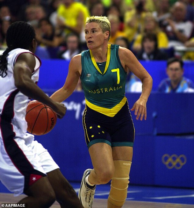 Timms played 264 games for the Australian Opals and won a silver medal at the 2000 Olympics in Sydney