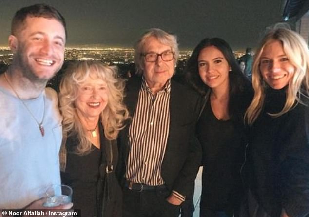 Over the years, Noor has built up an impressive circle of high-profile friends such as Sienna Miller (pictured right)