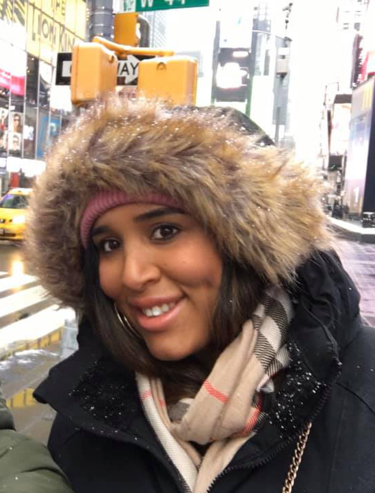 She shared pictures from a trip to America