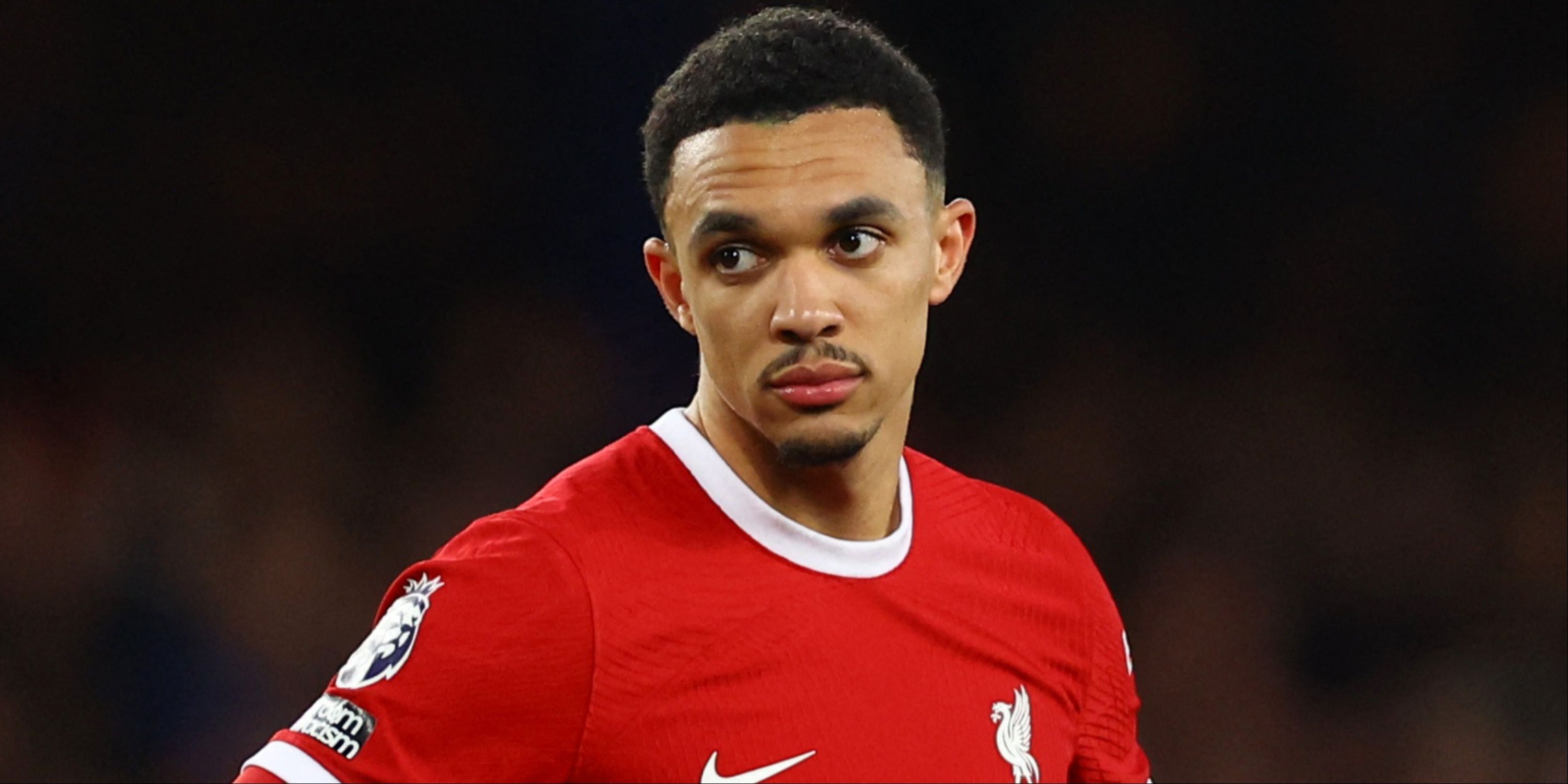 Trent Alexander-Arnold in action for Liverpool