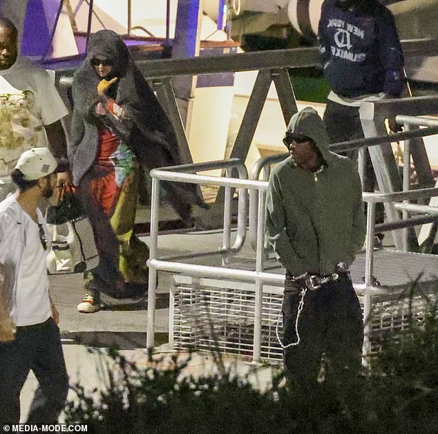 The Sicko Mode hitmaker attempted to go incognito in a washed-out khaki zip-up hoodie paired with baggy jeans. He added a chunky belt to his look, along with a silver watch and bracelet, and opted to hide his famous face behind designer sunglasses