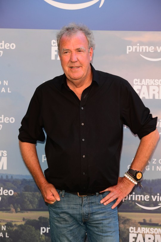 Jeremy Clarkson standing with his arms on his hips.