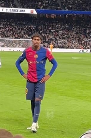 One video on social media seems to show the teenager being abused when his side had a corner