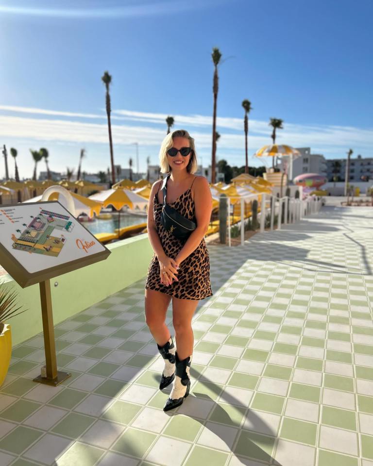 She's even got her own travel business too