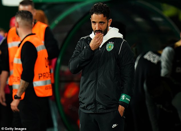 Amorim had taken charge of Sporting in their 3-1 League Cup win over Nacional on Tuesday