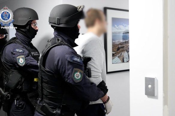 Chikarovski was arrested at the Bondi Junction apartment.