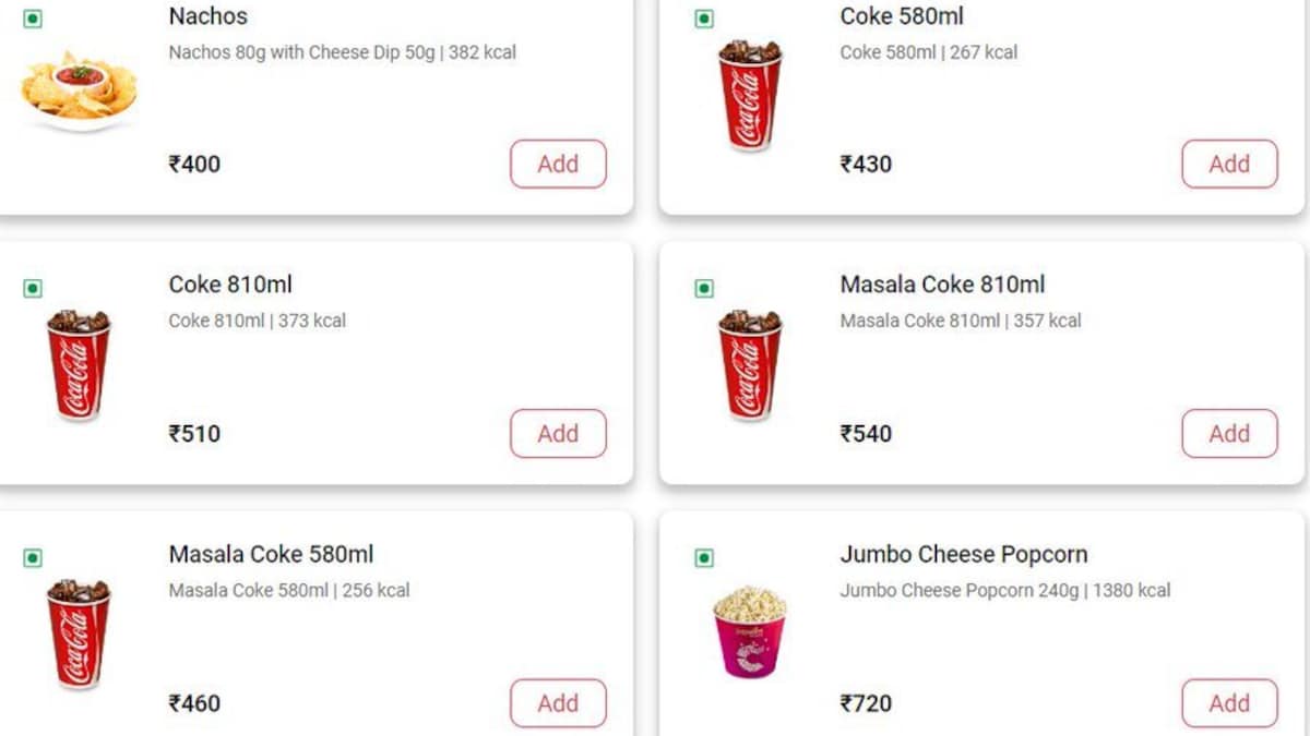 “Rs 430 For Coke, Rs 720 For Popcorn” – Viral Post On Cinema Food Prices Sparks Online Debate