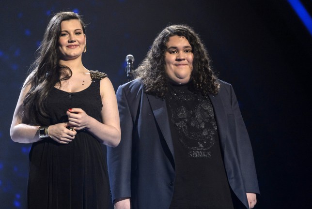 Charlotte Jaconelli and Jonathan Antoine on Britain's Got Talent.