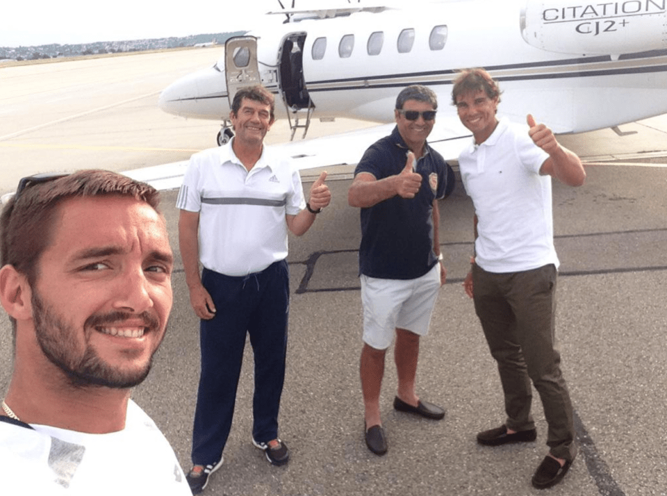 Viktor Troicki thanked Nadal for giving him a lift in his private jet