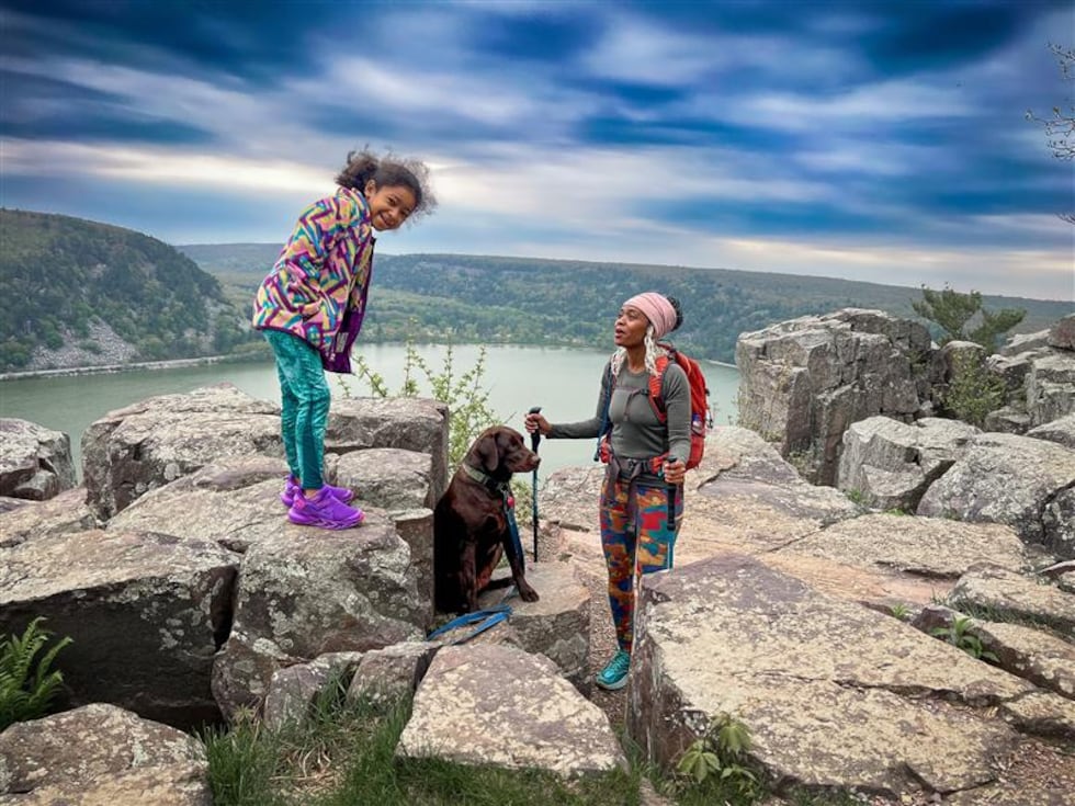 Dineo Dowd spends time with her daughter.
