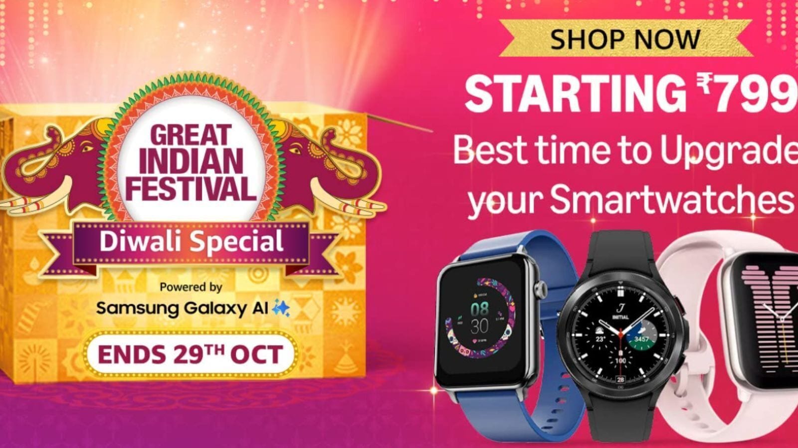 Massive offers! Amazon Diwali sale on smartwatches ends SOON: Grab smartwatches across price-range for digital lifestyle