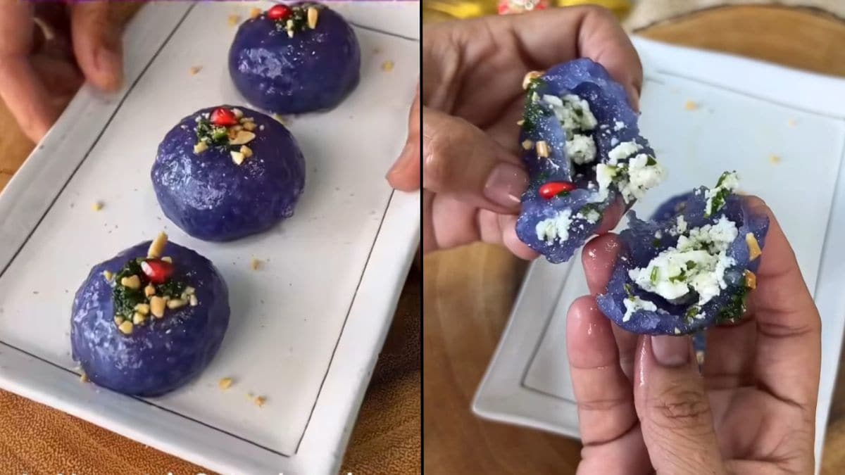 Navratri-Special Momos: Enjoy These Viral Purple Sabudana Momos In Your Vrat Diet