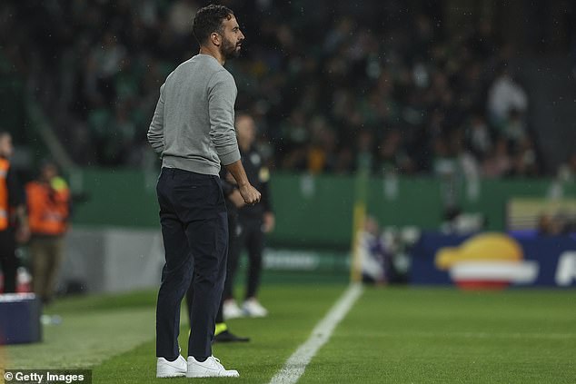 Amorim's move was confirmed on Friday, but took charge of Sporting's win over Estrela Amadora