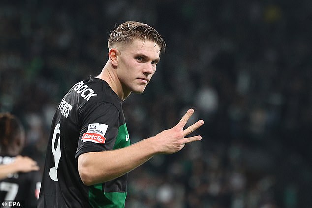 Deadly striker Viktor Gyokeres - with a £84m release clause - is top of the reported list