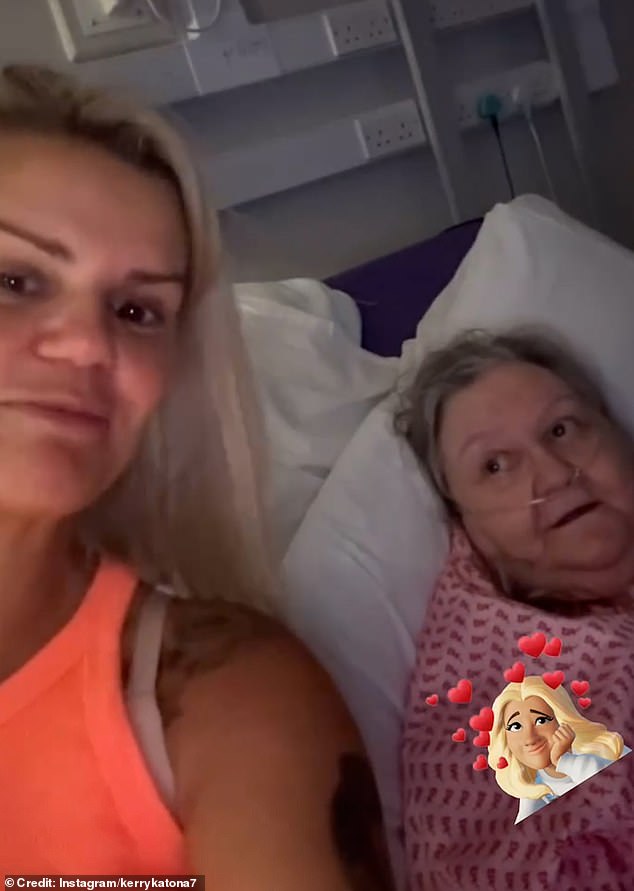 The former Atomic Kitten star, 44, shared a heartfelt clip with her Instagram followers on Sunday as she explained her mum, Sue, was on the road to recovery