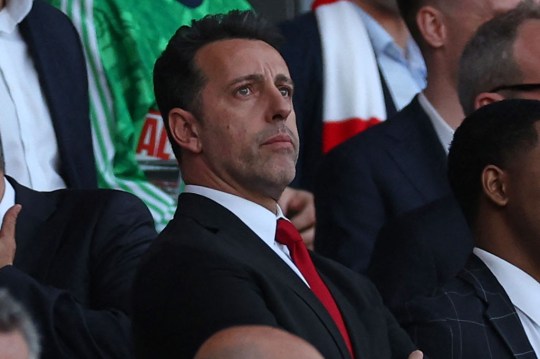 Edu at an Arsenal game