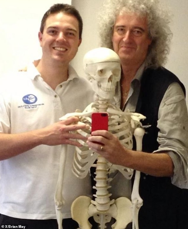 Instead of touring the world, Jimmy May, who Brian shares with his first wife Chrissie Mullen, pursued a career as a physiotherapist