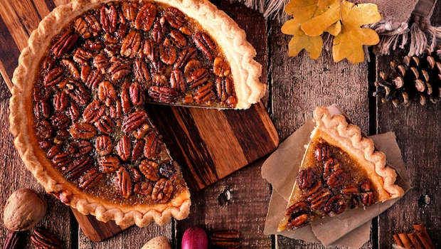 Pecan pie is a popular dessert made with the nutritious nut.