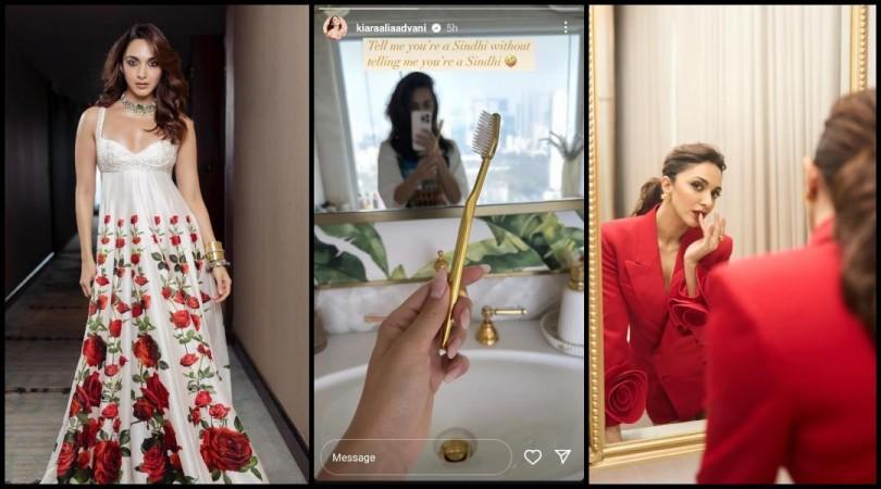 What was the need to show-off? Kiara Advani flaunts her Sindhi lifestyle, shares pic of her 'golden' toothbrush; trolled