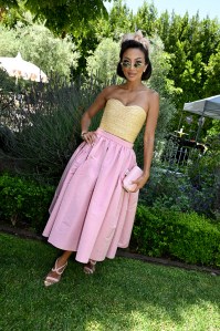 Jeannie Mai Jenkins during birthFUND Brunch on June 13, 2024 in Los Angeles, California. (Photo by Gilbert Flores/WWD via Getty Images)