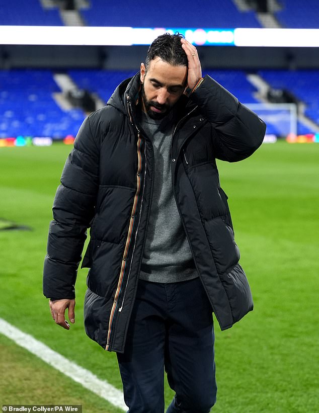 Amorim's first game in charge didn't go to plan as United drew 1-1 with Ipswich