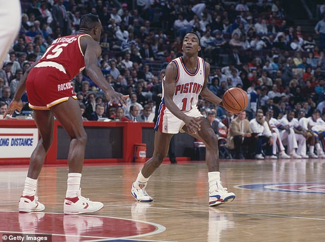 Thomas spent his entire NBA career in Detroit, making a dozen straight NBA All-Star games