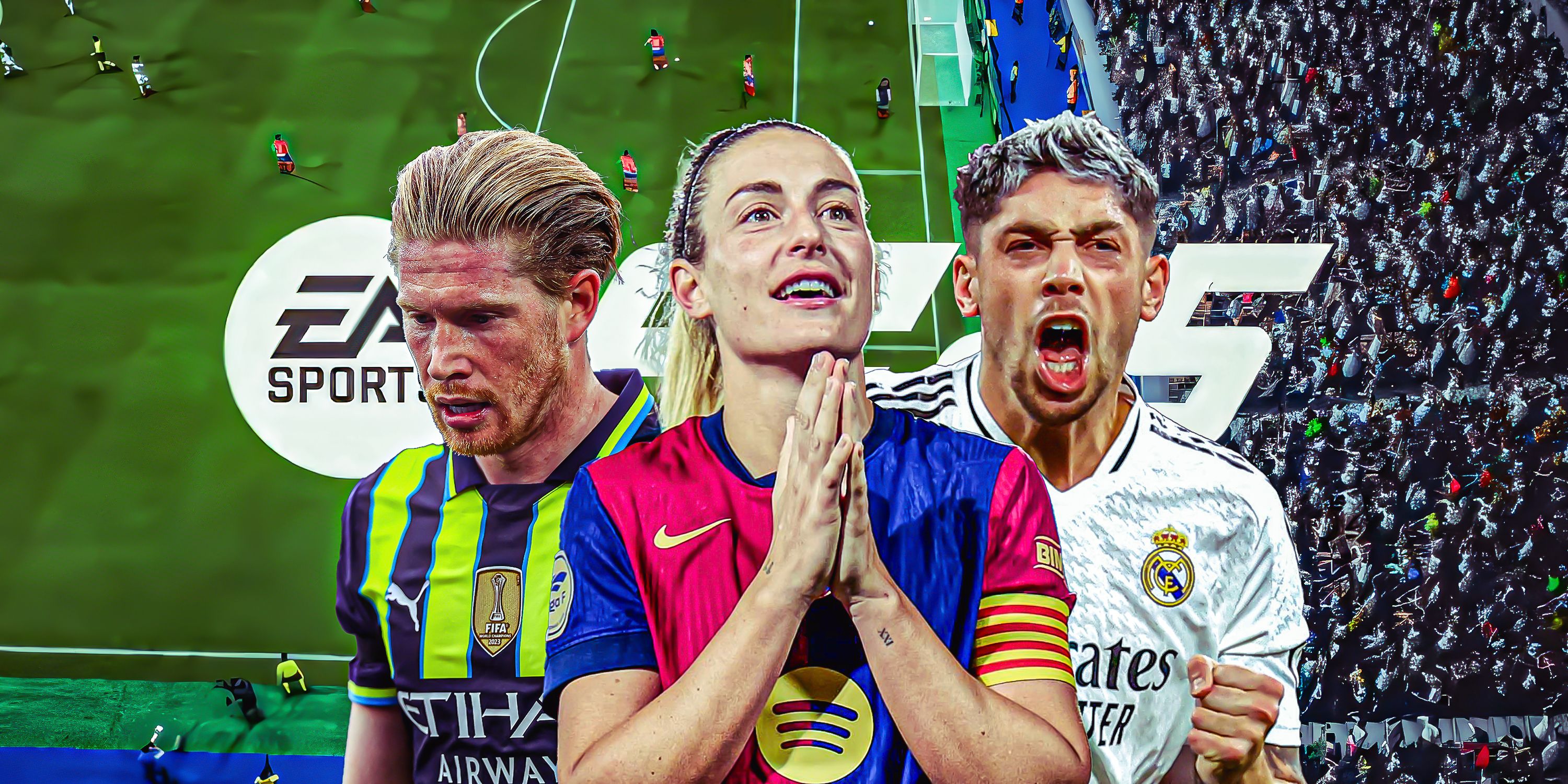 Putellas, De Bruyne and Valverde