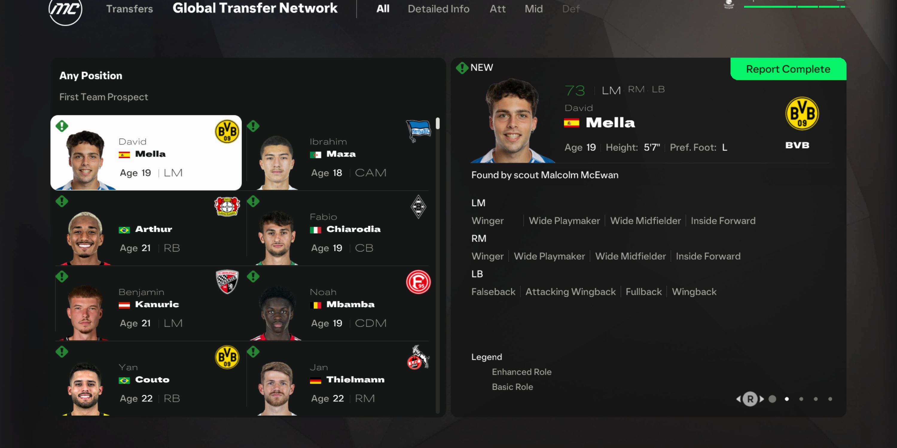 Transfers in EAFC