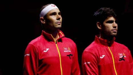 'His legacy is going to be eternal': Alcaraz hails Nadal after final game – video
