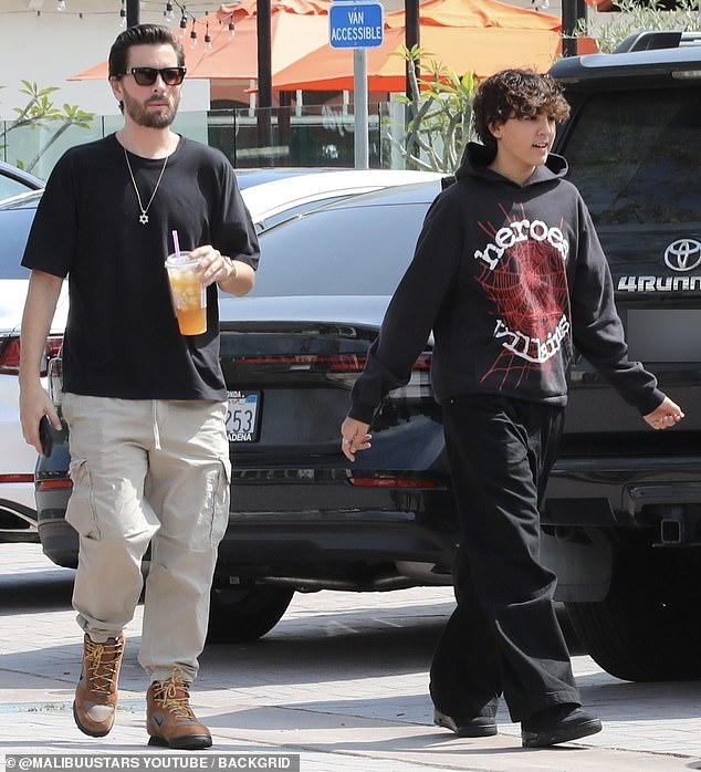 Scott Disick kicked his use of weight loss drugs after his teenage son forced him to take 'accountability' for sparking widespread concern over his extreme dieting (seen in May 2024)