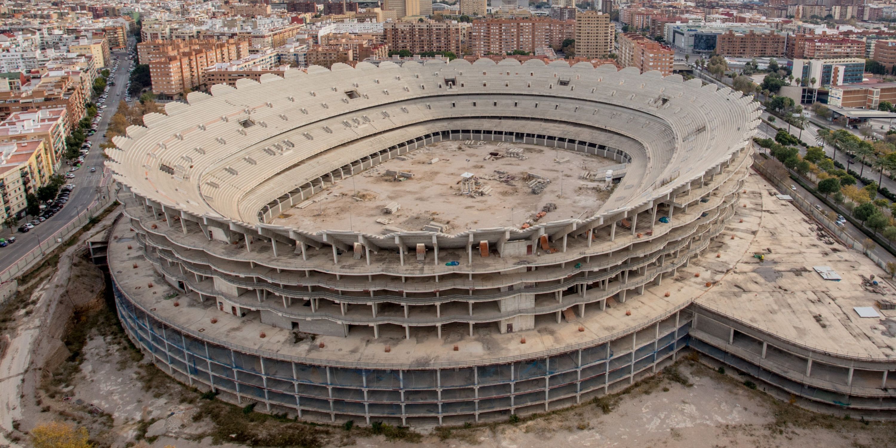 Valencia’s Abandoned Nou Mestalla ‘Ghost Ground’