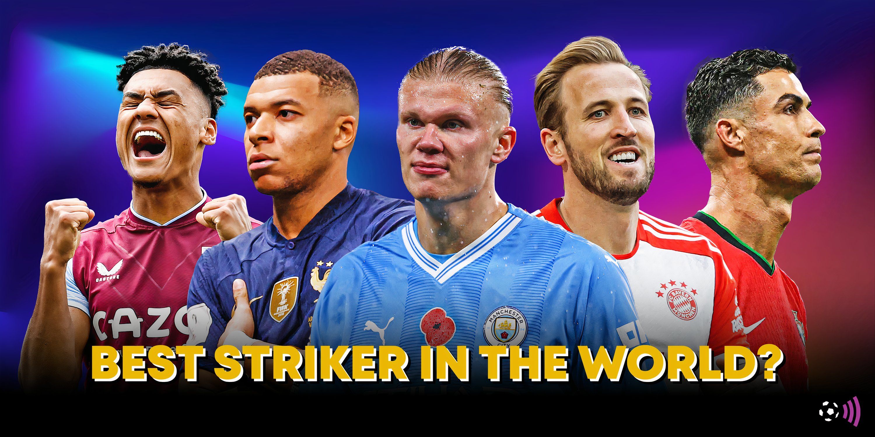 watkins-mbappe-haaland-kane-ronaldo-best-strikers