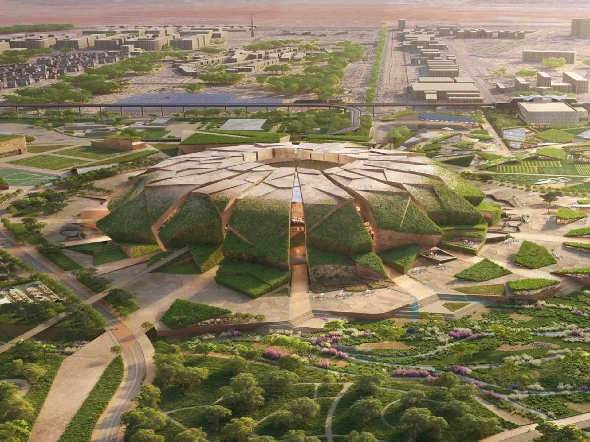 Saudi Arabia Gives First Look at Planned 2034 World Cup Soccer Stadium